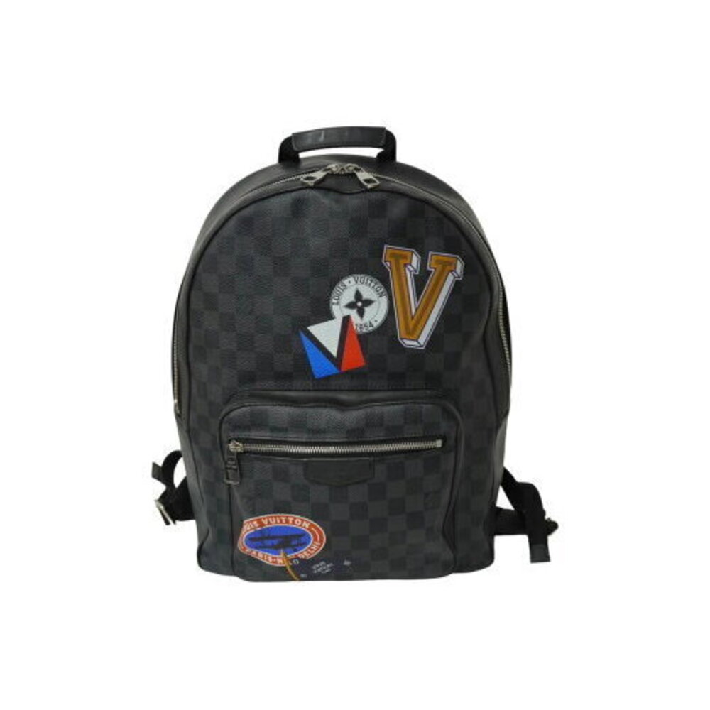 Louis Vuitton Damier Graphite Black Josh Backpack Logo